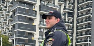 Polițistul erou din Târgu Jiu, care a salvat două persoane dintr-o mașină aflată în flăcări