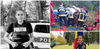 Doi ani fără Roberta. Tânăra polițistă din Gorj, comemorată de colegii din Brașov
