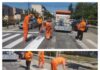 Marcaje rutiere refăcute pe DN 67B. Zonele cu treceri de pietoni, în atenția drumarilor înainte de începerea școlii