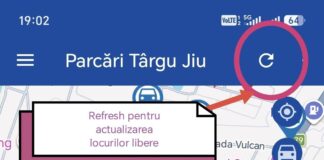 Aplicație pentru parcările din Târgu Jiu. Șoferii pot vedea locurile libere în timp real