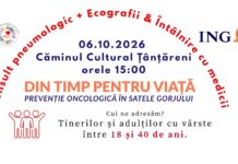 Analize și consultații gratuite la Țânțăreni
