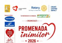 Rotary Club Târgu Jiu organizează „Promenada Inimilor”. Marele premiu: o bicicletă