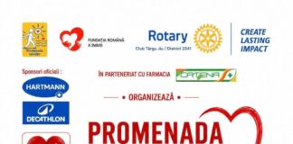 Rotary Club Târgu Jiu organizează „Promenada Inimilor”. Marele premiu: o bicicletă