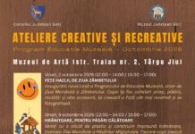 Atelierele pentru copii se mută la Muzeul de Artă din Târgu Jiu