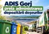 ADIS Gorj preia administrarea depozitării deșeurilor din județ