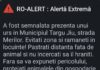 Urs pe o stradă din Târgu Jiu. Avertizare RO Alert