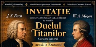 Șapte instrumentiști de elită, printre care artiști de la Radio București și Magdeburg, cântă joi la Târgu Jiu