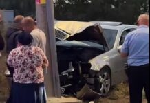 Accident pe o stradă din Târgu Jiu