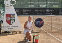 O tenismenă de la Academia de Tenis „Florin Mergea“