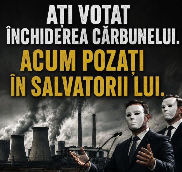 Fost secretar de stat: „Au votat închiderea cărbunelui, iar acum pozează în salvatori”