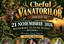 „Cheful Vânătorilor”, la cea de-a treia ediție, în apropiere de Târgu Jiu