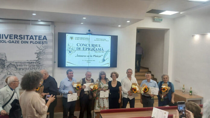 Epigramistul gorjean Mihai Lungescu a câștigat Marele Premiu al celei de-a XIII-a ediții a Concursului Național de Epigramă „Întoarse ca la Ploiești”