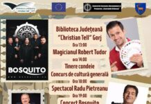 Nocturna Bibliotecilor, la Târgu Jiu: Magie, fotografie și spectacole cu Robert Tudor, Radu Pietreanu și Bosquito