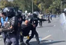 Bătaie și scandal la protestul fermierilor! Violențe extreme