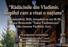 „Rădăcinile din Vladimir”, eveniment dedicat lui Tudor Vladimirescu