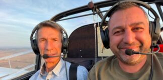 Generalul Nicolae Lupulescu, fostul pilot al lui Ceaușescu, a revenit în Gorj. A zburat deasupra județului natal