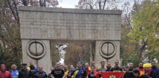 Ștafeta Albastră, dedicată veteranilor, a ajuns la Târgu Jiu. Militarii Batalionului 24 Infanterie „Ecaterina Teodoroiu” au alergat alături de civili până la Coloana fără Sfârșit