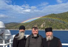Starețul Mănăstirii Lainici, la Muntele Athos