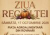 Ziua Recoltei, la Rovinari! Cântec și joc popular, sâmbătă, în Piața Agroalimentară
