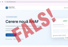 ANAF, avertisment pentru contribuabili: Nu oferiți date personale și bancare pe platforme neoficiale!