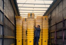 Pubele galbene distribuite în comunele Căpreni și Lelești