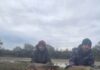 Captură impresionantă reușită de doi pescari din râul Jiu
