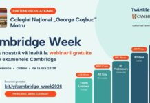 Colegiul Național „George Coșbuc” Motru, partener în cadrul Cambridge Week 2026