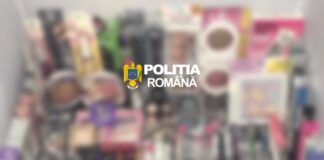 736 de produse cosmetice, ridicate de polițiști la Târgu Jiu. Erau vândute din portbagajul unei mașini