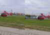 Alertă medicală la Turceni! Elicopterul SMURD, chemat de urgență pentru o femeie de 50 de ani, diagnosticată cu infarct