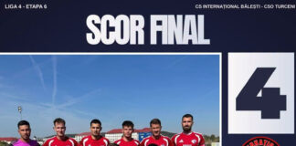 Echipa de fotbal CSO Turceni câștigă derbiul rundei în Liga 4
