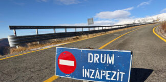 A venit iarna pe Transalpina! „Când am venit spre Rânca era iadul“