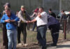 Angajații de la firmele lui Nicolae Sarcină au protestat pentru că nu și-au primit salariile de luni de zile