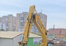 Târgu Jiu: S-au reluat lucrările la pasajul de pe Ana Ipătescu