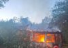 O persoană a murit într-un incendiu care a avut loc lângă Gorj