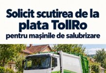 Solicitare din Gorj: Scutire de taxa TollRo pentru mașinile de gunoi