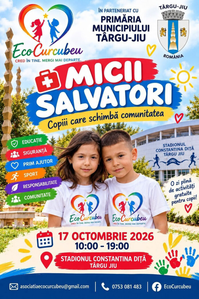 Eveniment pentru copii, sâmbătă, la Târgu Jiu. Constantina Diță, invitata specială