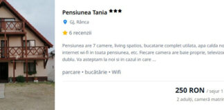 Cât costă minivacanța de 1 Decembrie la munte, în Gorj. O noapte de cazare poate ajunge la câteva sute de lei pentru doi adulți