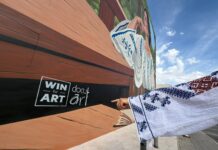 Mural de 80 de metri pătrați dedicat patrimoniului gorjenesc, inaugurat la Madrid