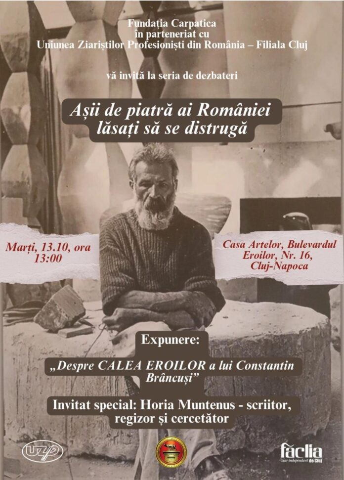 Dezbatere dedicată protejării moștenirii lui Constantin Brâncuși de la Târgu Jiu, organizată la Cluj-Napoca